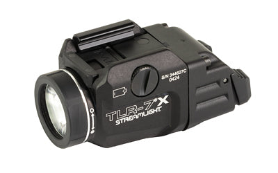 Streamlight, TLR-7X, 550 Lumens, 1.5 Hour Runtime, Comes with High and Low Switch and (1) CR123A Lithium Battery, Black