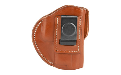 1791 Gunleather, 4 Way Holster, Leather Belt Holster, Right Hand, Classic Brown, Fits GLOCK 17/19/22/23 & S&W MP9/MP40/MP45, Size 5