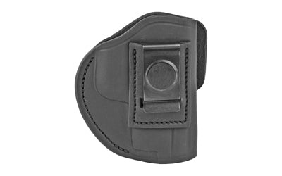 1791 Gunleather, 4 Way Holster, Leather Belt Holster, Right Hand, Stealth Black, Fits GLOCK 17/19/22/23 & S&W MP9/MP40/MP45, Size 5