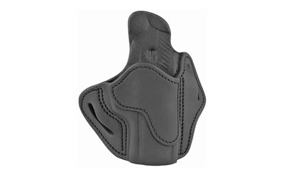 1791 Gunleather, OR Optic Ready, Belt Holster, Stealth Black Leather, Fits  CZ P01/P10/P10C/P10S, HK VP9/VP40, FN FIVE-SEVEN USG and MK2, Right Hand, Size 2.4S