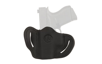 1791 Gunleather, BHC Optic Ready, OWB Belt Holster, Fits Optic Ready Sub-Compact Pistols, Matte Finish, Stealth Black Leather, Right Hand
