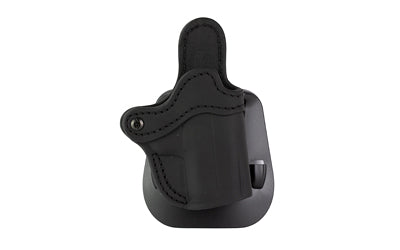 1791 Gunleather, PDH-C Optic Ready, OWB Paddle Holster, Fits Optic Ready Sub-Compact Size Pistols, Matte Finish, Stealth Black Leather, Right Hand