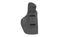 1791 Gunleather, RCH Rigid Concealment Holster, IWB, Black Leather, Fits H&K 45c/P2000/USPc/VP9sk, Sig Sauer P228/P229/P239/M11A1/P229c/P320/P320c, Springfield XDS/XDE/XDMc/XD45, Taurus G2/PT111/PT24/7/709 Slim, Right Hand, Size 5