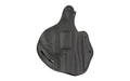 1791 Gunleather, Thumb Break Revolver Holster, Outside Waistband Holster, Size 4.3, L Frame, Fits Colt Python .357/.38 or Smith & Wesson 686 Plus, Steer Hide, Stealth Black, Right Hand