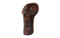 1791 Gunleather, Single Action Holster, Outside Waistband Holster, Fits Most Single Action Revolvers with 5.5" Barrels and Shorter, Matte Finish, Leather Construction, Vintage Brown, Ambidextrous