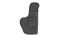 1791 Gunleather, Smooth Concealment Holster, IWB, Night Sky Black Leather, Fits Glock 42/43/43X, Ruger LC9/SR22, Right Hand, Size 3