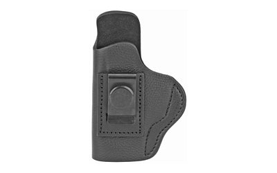 1791 Gunleather, Smooth Concealment Holster, Leather Inside Waistband Holster, Left Hand, Night Sky Black, Fits Glock 17 19 22 23 & S&W MP40/MP9/Shield, Size 4