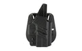 1791 Gunleather, Tactical Paddle Holster, OWB, Kydex, Fits Glock 43X MOS, Right Hand, Matte Finish, Black