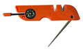 AccuSharp, Outdoor Survival Tool, Orange, Multi-Tool, Tungsten Carbide Blades, (2)-Sharpening Slots, SOS Mirror, Compass, Fire-Starter, Emergency Whistle