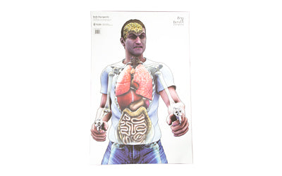 Action Target, Bag of Bones, Threat Target, Multi Color, 23"x35", 100 Per Box