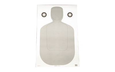 Action Target, TQ-21 Qualification Target, White and Gray, 23"x35", 100 Per Box
