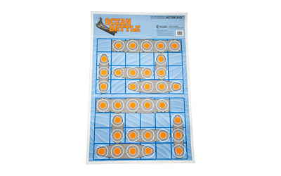 Action Target, Ocean Battle Target, Multi Color, 23"x35", 100 Per Box