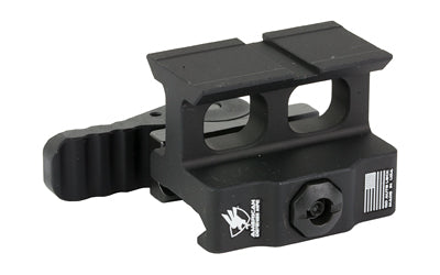 American Defense Mfg., AD-509T, Optic Mount, Co-Witness Height, Anodized Finish, Black, Quick Release, Fits Holosun 509T Footprint