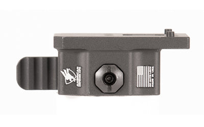 American Defense Mfg., AD-AEMS, Optic Mount, Lower 1/3 Height, Anodized Finish, Black, Quick Release, Fits Holosun AEMS