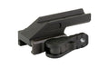 American Defense Mfg., AD-B2, Quick Detach Mount, 1.54" Height, Fits Trijicon ACOG, Anodized Finish, Black