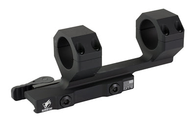 American Defense Mfg., Delta Scope Mount, Quick Detach, Horizontal split rings, 2" Offset, Black