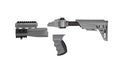 ATI Outdoors, Strikeforce, TactLite, Stock, Gray, Side Folder Stock, Pistol Grip, Forend, AK-47