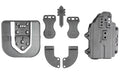Alien Gear Holsters, Photon Holster, Fits GLOCK 19/44/45/23 with Compact Light, Polymer Construction, Ambidextrous, Black