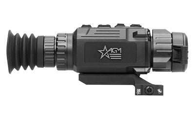 AGM Global Vision, Rattler V2, 1X/2X/4X/8X Digital Zoom, 3.5-28 Magnification, 25mm Objective, Multiple Reticles, 256x192 Resolution, Quick Detach ADM Mount, Matte Finish, Black