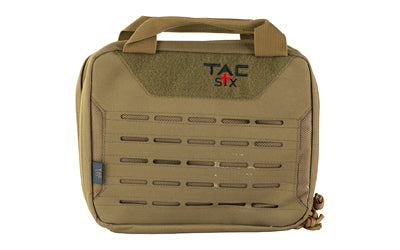 Allen Company, Tac-Six Crew 2 Gun Tactical Pistol Case, 10"x8", Polyester Construction, Coyote