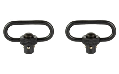 Allen Company, QD Sling Swivel, 2 Pack, 1.25", Black