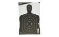 Allen Company, EZ AIM Paper Silhouette, 12"x18" Square Bullseye, 25 Pack, Black/White