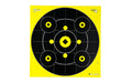 Allen Company, EZ AIM Adhesive, Bullseye, 12" x 12", 12 Pack, Black/Chartreuse