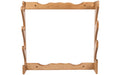 Allen Company, Four Gun Wooden Wall Rack, Solid Wood Construction, 24.5"X24.5"x4.25", Natural Finish