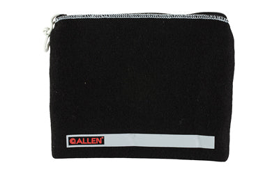Allen Company, Locking Pistol Pouch, Compact, 9"x7", Fleece, Black