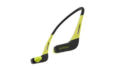 Allen Company, ULTRX Banded Ear Plugs, NRR 22dB, Gray/Neon Yellow