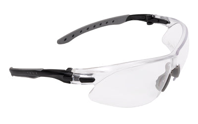 Allen Company, ULTRX Keen Safety Glasses, Anti-fog/Anti-scratch, Black/Clear Frame, Clear Lens