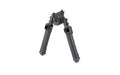 Allen Company, Helix Rifle Bipod, Bipod, Fits M-LOK Rail, Matte Finish, Black and Gray, Silicone Hand Placement Area