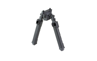 Allen Company, Helix Rifle Bipod, Bipod, Fits M-LOK Rail, Matte Finish, Black and Gray, Silicone Hand Placement Area