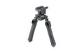 Allen Company, Helix Polymer Bipod, Bipod, Fits Tilt Stud Mount, Matte Finish, Black and Gray, Silicone Hand Placement Area