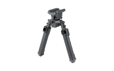 Allen Company, Helix Polymer Bipod, Bipod, Fits Tilt Stud Mount, Matte Finish, Black and Gray, Silicone Hand Placement Area