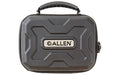 Allen Company, Exo Pistol Case, Black Thermo-molded Exoskeleton, 9"x6.25", Lockable Zipper