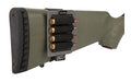Allen Company, Next Shot, Buttstock Shell Holder, Black and Gray, Holds up to (4) .223-300 Winchester Magnum Rifle Cartridges