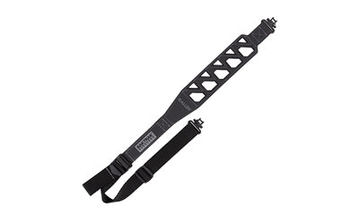 Allen Company, VERTEX Hyper Tough Sling, BAKTRAK Slip Resistant Backing, Matte Finish, Black and Gray, Includes Sling Swivels