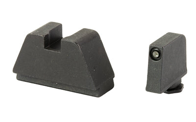 AmeriGlo, Optic Compatible Sets for Glock, Fits All Glocks, 3XL Tall, Green Tritium with Black Outline, .365" Front and .451" Rear, Black Rear Sight