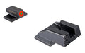 AmeriGlo, Protector Sight Set, Fits S&W Bodyguard 2.0, Green Tritium with Orange Outline Front, Black Serrated Rear