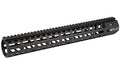 Angstadt Arms, Suppressor Series Handguard, 14.8" Long, 1.7" Inner Diameter, M-LOK, Fits AR-15, Anodized Finish, Black