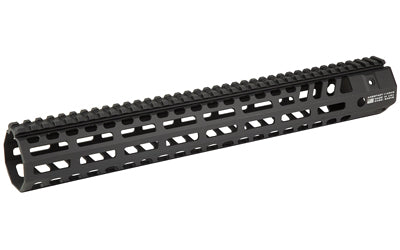Angstadt Arms, Suppressor Series Handguard, 14.8" Long, 1.7" Inner Diameter, M-LOK, Fits AR-15, Anodized Finish, Black
