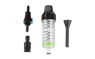 Aquamira, Frontier Max, Filtration System, Includes Backcountry Green Filter, Black and Gray