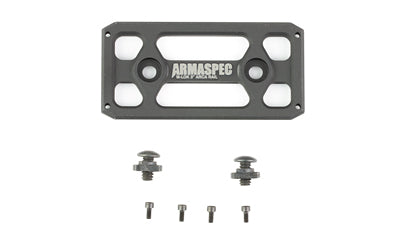 Armaspec, Arca Rail, Fits M-LOK, 3", Anodized Finish, Black