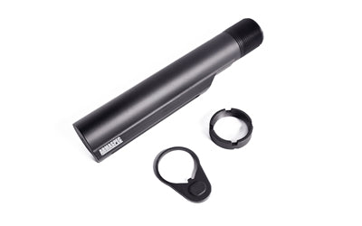 Armaspec, Carbine Buffer Tube Kit, Includes End Plate and Castle Nut, AR-15, Anodized Finish, Black