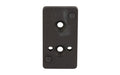 Arisaka Defense, Optic Plate, Anodized Finish, Black, Fits Arisaka Offset Optic Mount, For Leupold DeltaPoint Pro, JPoint, Shield RMS, RMSc, Swampfox Sentinel, SIG Romeo Zero, Crimson Trace CT RAD Micro/Micro Pro, EOTech EFLX