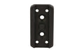 Arisaka Defense, Optic Plate, Anodized Finish, Black, Fits Arisaka Offset Optic Mount, For Aimpoint Micro T1/T2/H1/H2, SIG Romeo 4, 5 (not 5X), Holosun HS403 (not A), HS503, HS515, HS530, Vortex Crossfire