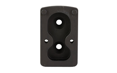 Arisaka Defense, Optic Plate, Tall Height, Anodized Finish, Black, Fits Arisaka Offset Optic Mount, For Trijicon RMR, SRO, Holosun 407C, 507C, 508T, Swampfox Kingslayer, Liberty, Justice