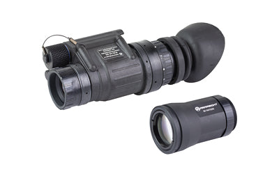 Armasight, PVS-14 Gen 3 White Phosphor, Night Vision Monocle, Matte Finish, Black, 1800+ FOM Elbit YH IIT, Manual Gain, 3x Magnifier Lens, Sacrificial Window, J-Arm Mount, Skullcrusher Head Mount Assembly, Soft Carrying Case