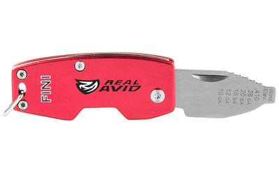 Real Avid, FINI, Tool, Choke Wrench, Fits .410, 28, 20, 16, 12, 10 Ga, Red Finish with Stainless Steel Blade